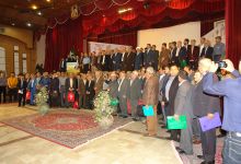 گزارش تصویری از اهداء جوایز  در همایش تجلیل از پرفسور علی اکبر جلالی چهره ماندگار شهرستان شاهرود 